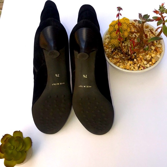 Aquatalia by Marvin K. Ellie Black Nappa Booties - Picture 4 of 8